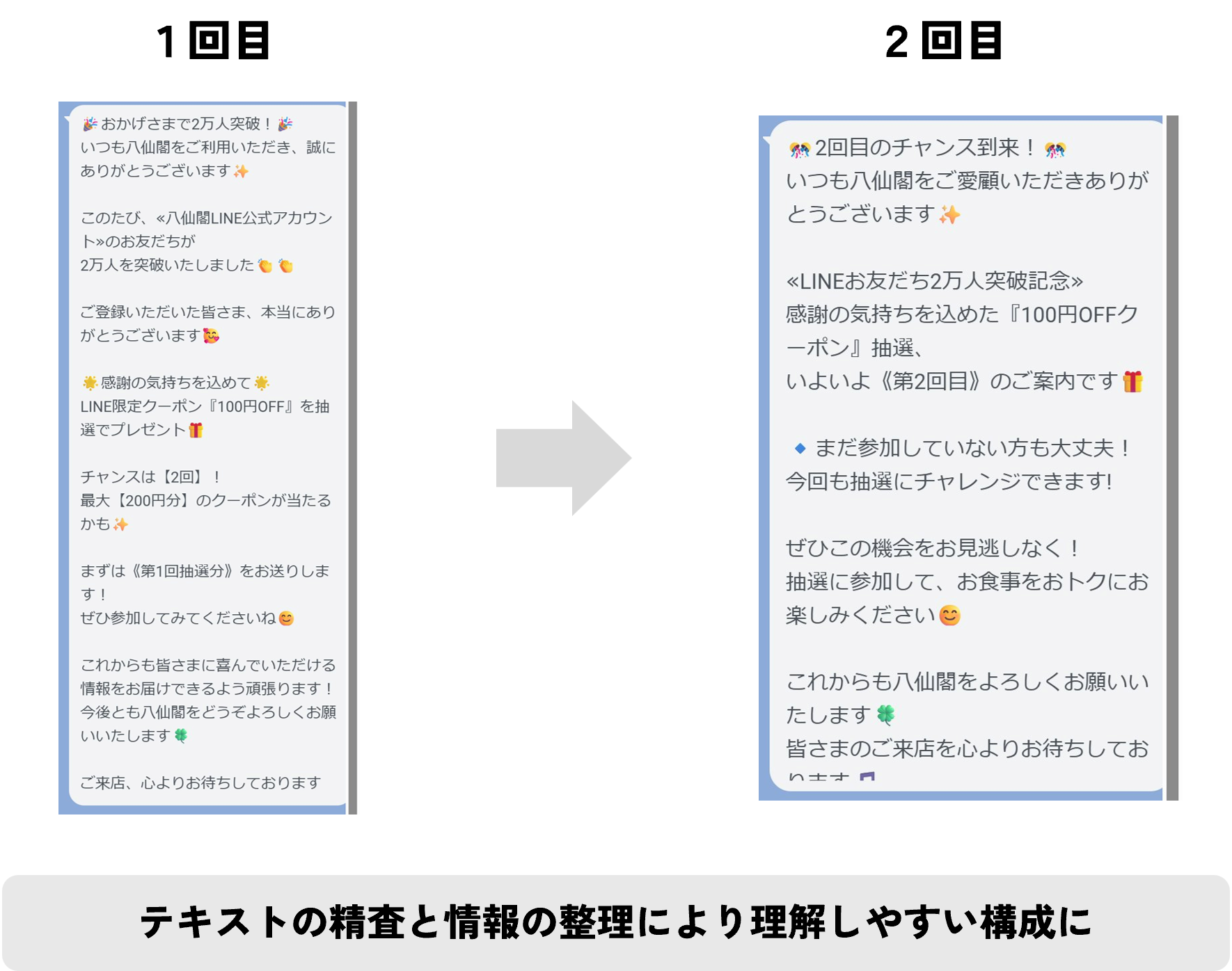 八仙閣 メッセージ